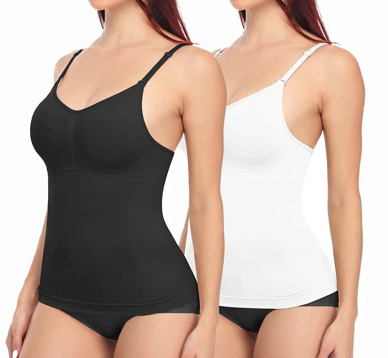 Tummy Control Built in Bra Tank Top Slimming Shapewear