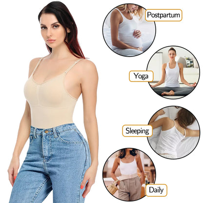 Tummy Control Built in Bra Tank Top Slimming Shapewear